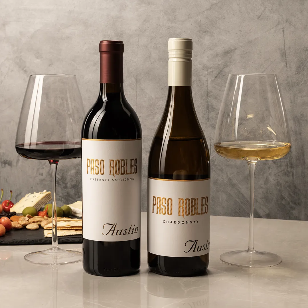 Wine Bottles and Wine Glasses on table